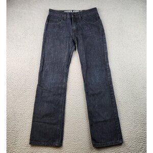 Nautica Jeans Boy's 12 Bootcut Dark Wash Blue Denim Pants